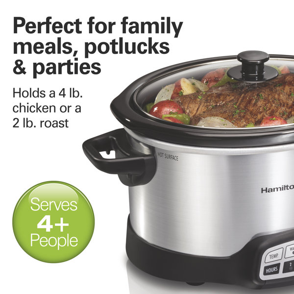 Hamilton Beach® Programmable Slow Cooker & Reviews Wayfair Canada
